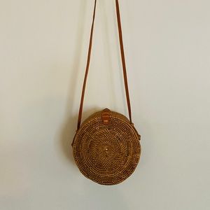 Circle Wicker Bag